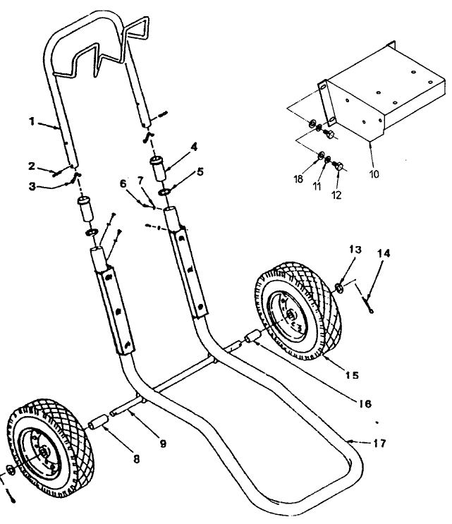 Epic 1200HPG Frame Assembly Parts